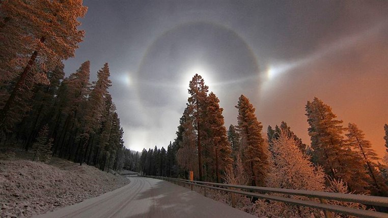 Sun Halos in Finland 